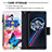 Leather Case Stands Fashionable Pattern Flip Cover Holder B04F for Realme 9 Pro+ Plus 5G