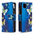 Leather Case Stands Fashionable Pattern Flip Cover Holder B04F for Realme C11 (2021)