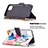 Leather Case Stands Fashionable Pattern Flip Cover Holder B04F for Realme C20A