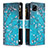 Leather Case Stands Fashionable Pattern Flip Cover Holder B04F for Realme C21