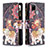 Leather Case Stands Fashionable Pattern Flip Cover Holder B04F for Realme C25