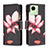 Leather Case Stands Fashionable Pattern Flip Cover Holder B04F for Realme C30