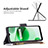 Leather Case Stands Fashionable Pattern Flip Cover Holder B04F for Realme C35