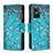 Leather Case Stands Fashionable Pattern Flip Cover Holder B04F for Realme GT Neo3 5G