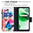 Leather Case Stands Fashionable Pattern Flip Cover Holder B04F for Realme Narzo 50A Prime