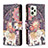 Leather Case Stands Fashionable Pattern Flip Cover Holder B04F for Realme Narzo 50A Prime