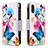 Leather Case Stands Fashionable Pattern Flip Cover Holder B04F for Samsung Galaxy A01 SM-A015 Colorful