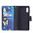 Leather Case Stands Fashionable Pattern Flip Cover Holder B04F for Samsung Galaxy A02