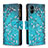 Leather Case Stands Fashionable Pattern Flip Cover Holder B04F for Samsung Galaxy A04 4G