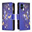 Leather Case Stands Fashionable Pattern Flip Cover Holder B04F for Samsung Galaxy A04 4G