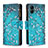 Leather Case Stands Fashionable Pattern Flip Cover Holder B04F for Samsung Galaxy A04E