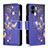 Leather Case Stands Fashionable Pattern Flip Cover Holder B04F for Samsung Galaxy A04E