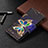 Leather Case Stands Fashionable Pattern Flip Cover Holder B04F for Samsung Galaxy A10