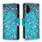 Leather Case Stands Fashionable Pattern Flip Cover Holder B04F for Samsung Galaxy A13 4G