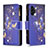 Leather Case Stands Fashionable Pattern Flip Cover Holder B04F for Samsung Galaxy A13 4G