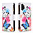 Leather Case Stands Fashionable Pattern Flip Cover Holder B04F for Samsung Galaxy A13 4G Colorful