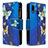 Leather Case Stands Fashionable Pattern Flip Cover Holder B04F for Samsung Galaxy A20e