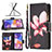 Leather Case Stands Fashionable Pattern Flip Cover Holder B04F for Samsung Galaxy A23 4G