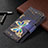 Leather Case Stands Fashionable Pattern Flip Cover Holder B04F for Samsung Galaxy A32 4G