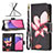 Leather Case Stands Fashionable Pattern Flip Cover Holder B04F for Samsung Galaxy A33 5G