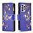 Leather Case Stands Fashionable Pattern Flip Cover Holder B04F for Samsung Galaxy A33 5G