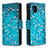 Leather Case Stands Fashionable Pattern Flip Cover Holder B04F for Samsung Galaxy A42 5G