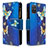 Leather Case Stands Fashionable Pattern Flip Cover Holder B04F for Samsung Galaxy A71 5G