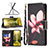 Leather Case Stands Fashionable Pattern Flip Cover Holder B04F for Samsung Galaxy F04