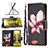 Leather Case Stands Fashionable Pattern Flip Cover Holder B04F for Samsung Galaxy F23 5G