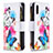 Leather Case Stands Fashionable Pattern Flip Cover Holder B04F for Samsung Galaxy M02