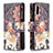 Leather Case Stands Fashionable Pattern Flip Cover Holder B04F for Samsung Galaxy M02