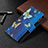 Leather Case Stands Fashionable Pattern Flip Cover Holder B04F for Samsung Galaxy M02s