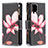 Leather Case Stands Fashionable Pattern Flip Cover Holder B04F for Samsung Galaxy M12