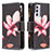 Leather Case Stands Fashionable Pattern Flip Cover Holder B04F for Samsung Galaxy M14 5G