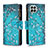 Leather Case Stands Fashionable Pattern Flip Cover Holder B04F for Samsung Galaxy M33 5G