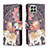 Leather Case Stands Fashionable Pattern Flip Cover Holder B04F for Samsung Galaxy M33 5G