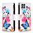 Leather Case Stands Fashionable Pattern Flip Cover Holder B04F for Samsung Galaxy M33 5G Colorful