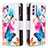 Leather Case Stands Fashionable Pattern Flip Cover Holder B04F for Samsung Galaxy M54 5G