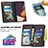 Leather Case Stands Fashionable Pattern Flip Cover Holder B04F for Samsung Galaxy Note 20 Ultra 5G