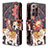 Leather Case Stands Fashionable Pattern Flip Cover Holder B04F for Samsung Galaxy Note 20 Ultra 5G