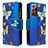 Leather Case Stands Fashionable Pattern Flip Cover Holder B04F for Samsung Galaxy Note 20 Ultra 5G