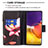 Leather Case Stands Fashionable Pattern Flip Cover Holder B04F for Samsung Galaxy Quantum2 5G