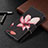 Leather Case Stands Fashionable Pattern Flip Cover Holder B04F for Samsung Galaxy Quantum2 5G