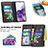 Leather Case Stands Fashionable Pattern Flip Cover Holder B04F for Samsung Galaxy S20