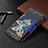 Leather Case Stands Fashionable Pattern Flip Cover Holder B04F for Samsung Galaxy S20 FE 4G