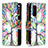 Leather Case Stands Fashionable Pattern Flip Cover Holder B04F for Samsung Galaxy S20 FE 4G