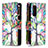 Leather Case Stands Fashionable Pattern Flip Cover Holder B04F for Samsung Galaxy S20 FE 4G Green