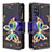 Leather Case Stands Fashionable Pattern Flip Cover Holder B04F for Samsung Galaxy S20 Plus