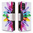 Leather Case Stands Fashionable Pattern Flip Cover Holder B04F for Samsung Galaxy S20 Plus 5G Mixed