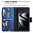 Leather Case Stands Fashionable Pattern Flip Cover Holder B04F for Samsung Galaxy S21 FE 5G